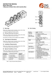 E2S D2xC3 Instruction Manual