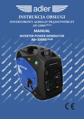 Adler AD-2200S PLUS Manual