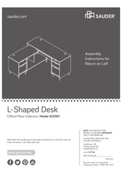 Sauder Clifford Place 433361 Assembly Instructions Manual