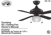 HAMPTON BAY Courtney 504 149 Owner's Manual