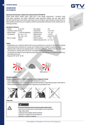 GTV CR-CR16000-00 Instructions Manual