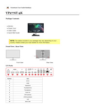 ViewSonic VP2776T-4K User Manual