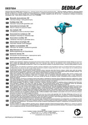 DEDRA DED7054 Instruction Manual