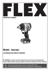 Flex FXA1451 Operator's Manual