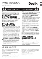 Dualit Warming Rack Instruction Manual