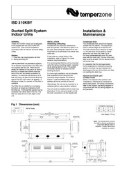 Temperzone ISD 310KBY Installation & Maintenance
