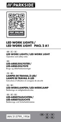 Parkside PACL 2 A1 Operation And Safety Notes