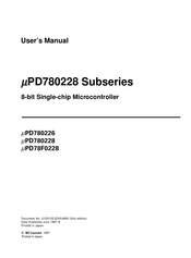NEC uPD78F0228 User Manual