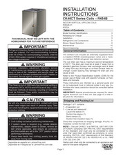 Lennox CK40CT Series Installation Instructions Manual