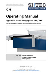 HOKUBEMA SITEC TXF 850 Operating Manual