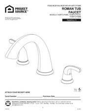 LF PROJECT SOURCE 74-BRT2-PSMB Manual