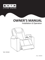 Living Spaces 352262 Owner's Manual