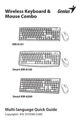 Genius Smart KM-8100 Quick Manual
