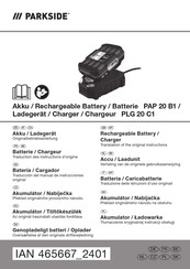 Parkside PAP 20 B1 Translation Of The Original Instructions