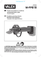 Valex ONEALL PRO M-FPB 18 Instruction Manual