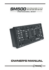 Citronic SM500 ULTIMA Owner's Manual