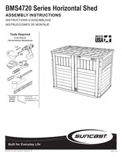 Suncast BMS4720 Series Assembly Instructions Manual