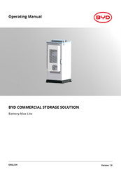 BYD Battery-Max Lite 82.5 Operating Instructions Manual