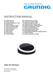 Grundig 871125210442 Instruction Manual