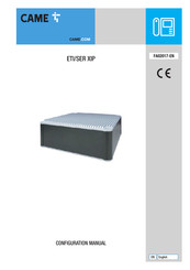 CAME ETI/SER XIP Configuration Manual