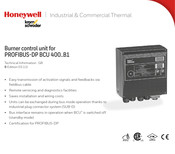 Honeywell PROFIBUS-DP BCU 400 B1 Series Manual