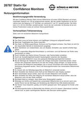 Konig & Meyer 26787 Information For Use