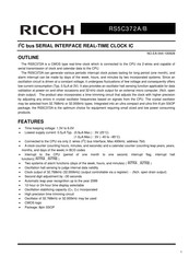 Ricoh RS5C372A Manual