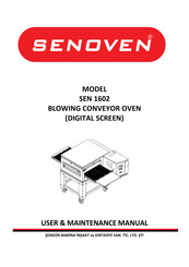 Senoven SEN 1602 User & Maintenance Manual