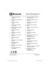 EINHELL Power X-Twincharger 4A Original Operating Instructions