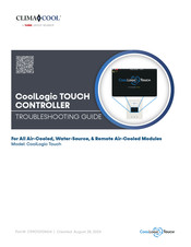 Nibe CLIMA COOL CoolLogic TOUCH Troubleshooting Manual