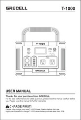 GRECELL T-1000 User Manual