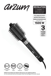 Arzum REVOLUTION AR5166 BLDC Instruction Manual