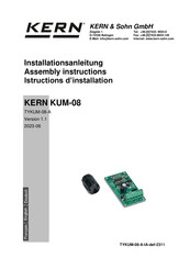 KERN TYKUM-08-A Assembly Instructions Manual