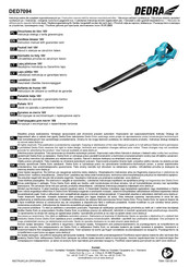DEDRA DED7094 Instruction Manual