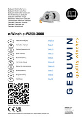 GEBUWIN e-W1000 Series Instruction Manual