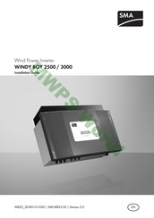 SMA WINDY BOY 2500 Installation Manual