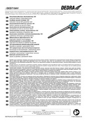 DEDRA DED7194V Instruction Manual