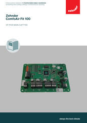 Zehnder Rittling SP-PCB-MAIN-CAFT100 Manual