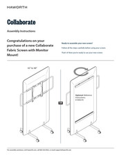 Haworth Collaborate Assembly Instructions Manual