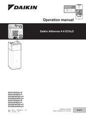 Daikin Altherma 4 H ECH2O Operation Manual