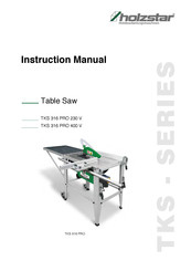 Holzstar TKS 316 PRO Instruction Manual