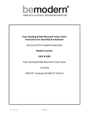 bemodern 4382 Assembly/Installation Instructions