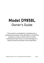 Voxx 7858L Owner's Manual