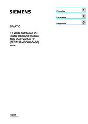 Siemens SIMATIC 4DO DC24V/0.5A HF Manual
