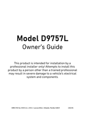 Voxx AVITAL D9757L Owner's Manual