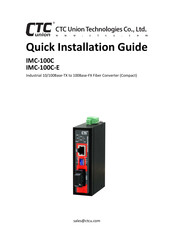 CTC Union IMC-100C-E Quick Installation Manual