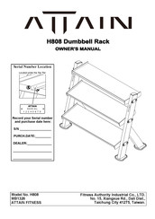 ATTAIN FITNESS H808 Owner's Manual