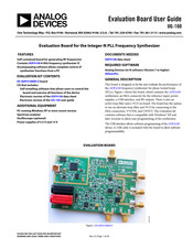Analog Devices EV-ADF4108EBIZ User Manual