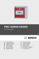 Bosch FMC-420RW-HSGRD Installation Manual