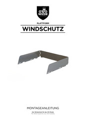 Otto Wilde C16 Wind Guard Assembly Instructions Manual